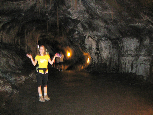 Ashley in Thurston Lava Tube